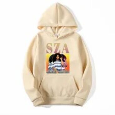 Cream SZA Merch SOS Fleece Hoodie