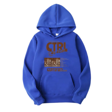 SZA Merch Ctrl Blue Hoodie